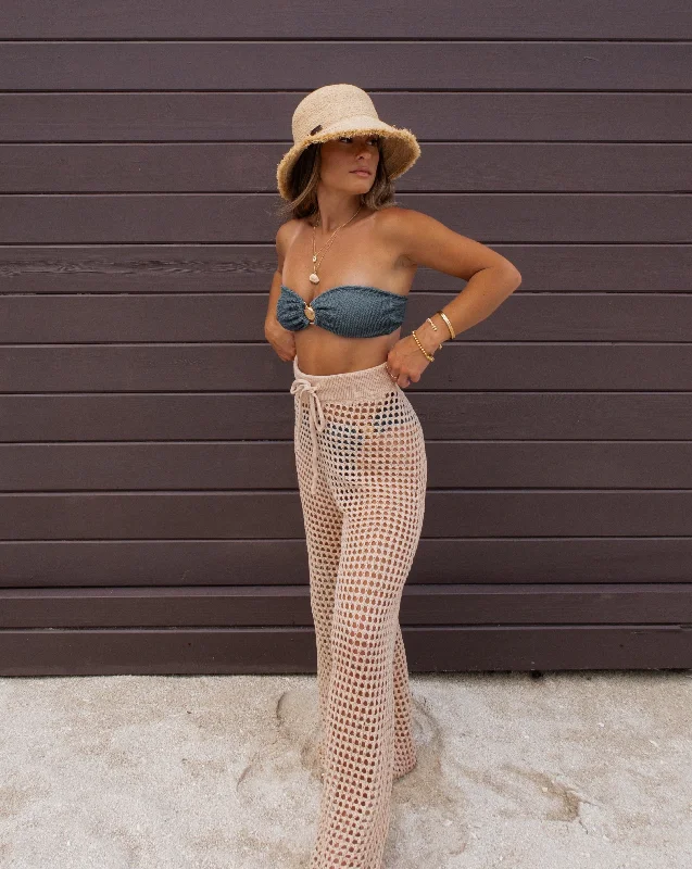 Sayulita Dreaming Crochet Drawstring Pants