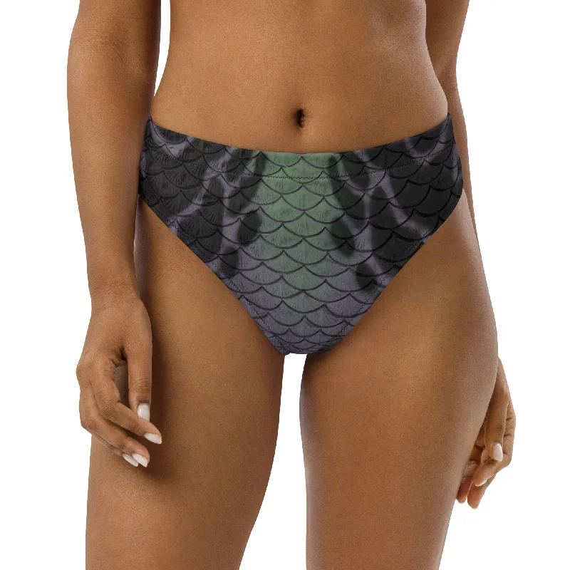 Scylla Recycled High-Waisted Bikini Bottom