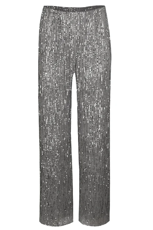 Wide Leg Pant - Grey