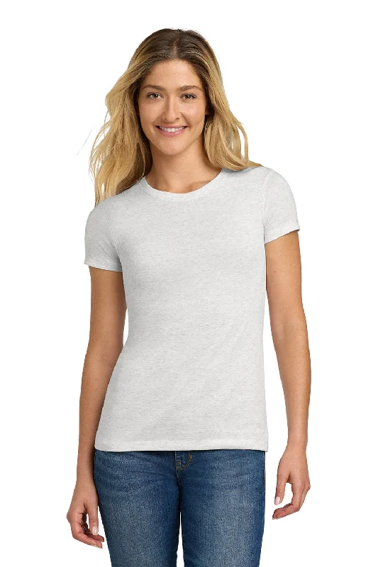 Next Level Womens Jersey Short Sleeve Crewneck T-Shirt - Heather White