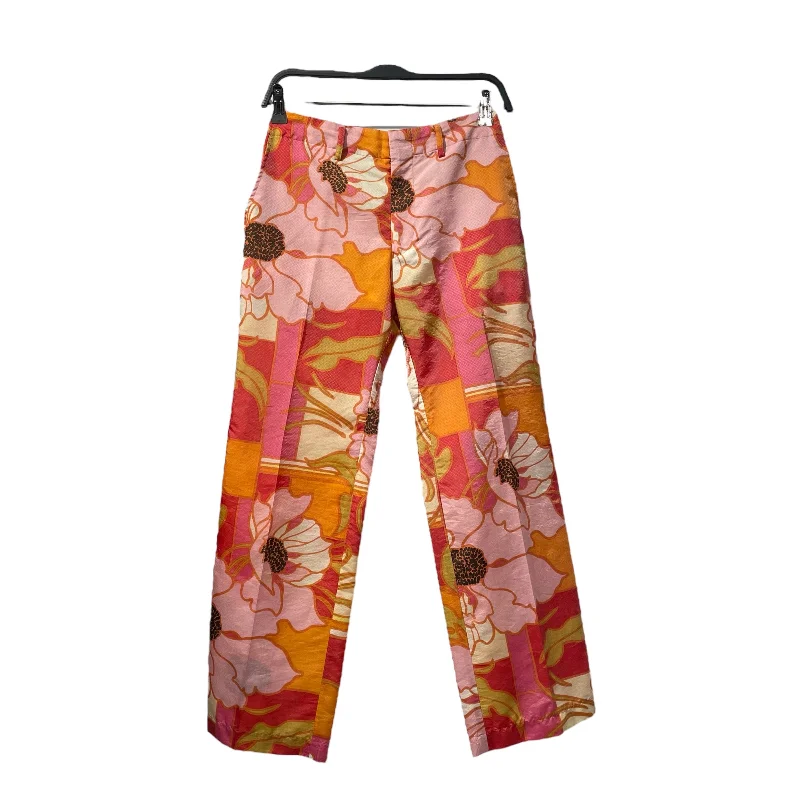 JUNYA WATANABE COMME des GARCONS/Straight Pants/M/Floral Pattern/Nylon/MLT/