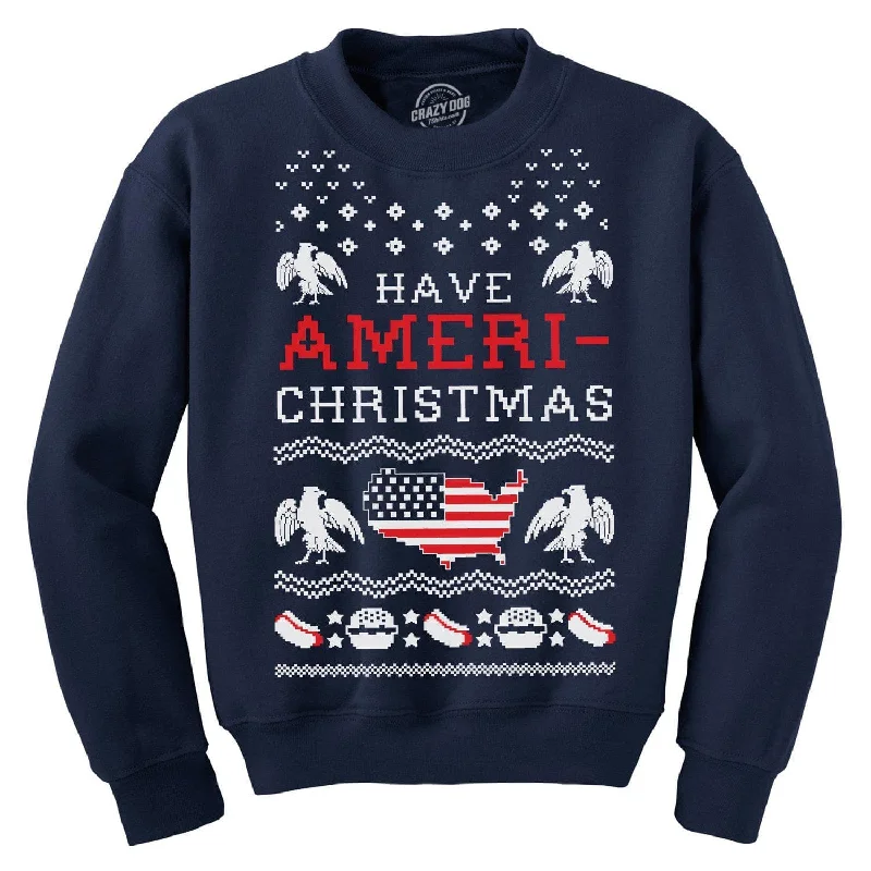 Have Ameri-Christmas Crew Neck Sweatshirt