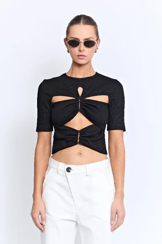 VICOLO TOP | BLACK