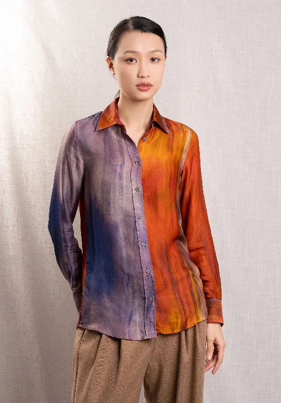 Shirt Ceza 9753 Violet-Orange