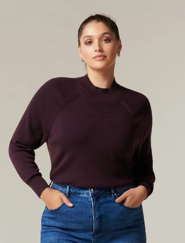 Georgia Curve Raglan Knit Jumper