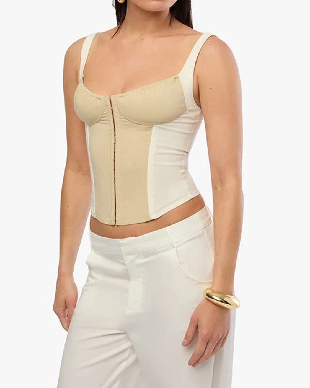 Ruched Cup Scoop Corset