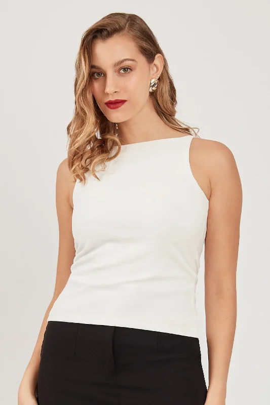 Top halter largo - Perla