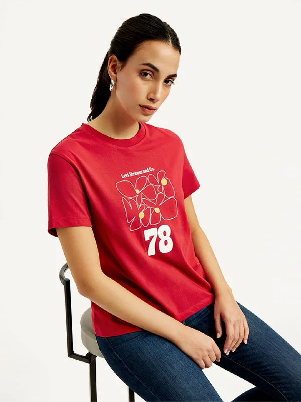 Women's Graphic Print Crew Neck T-Shirt