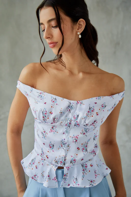 Corset off shoulder - Perla