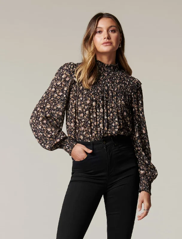 Phoebe Shirred Yoke Blouse