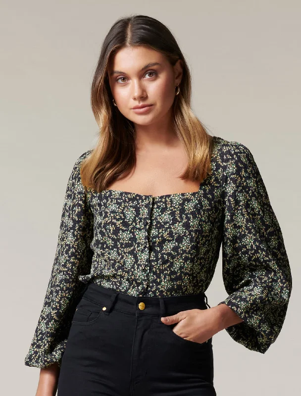 Stella Square Neck Blouse