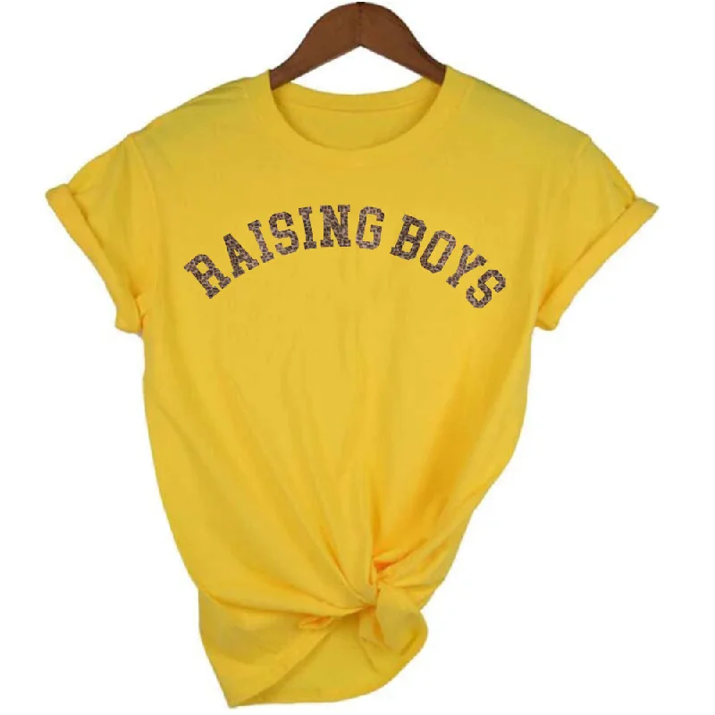 Raising Boys Leopard Tee (MRK X)