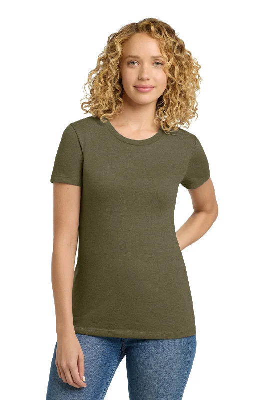 Next Level Womens CVC Jersey Short Sleeve Crewneck T-Shirt - Military Green