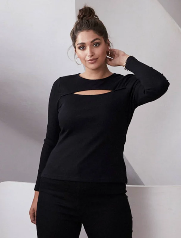 Casey Curve Cut Out Rib Top