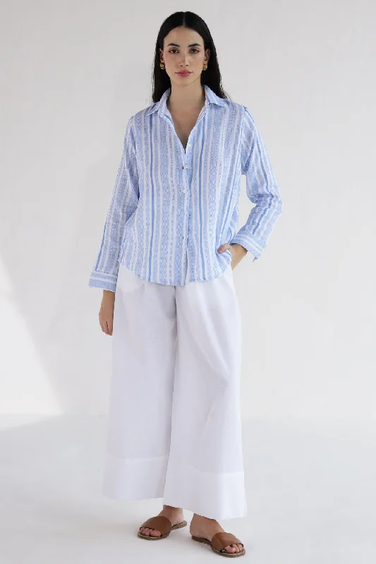 Chloe Shirt: Air Stripe