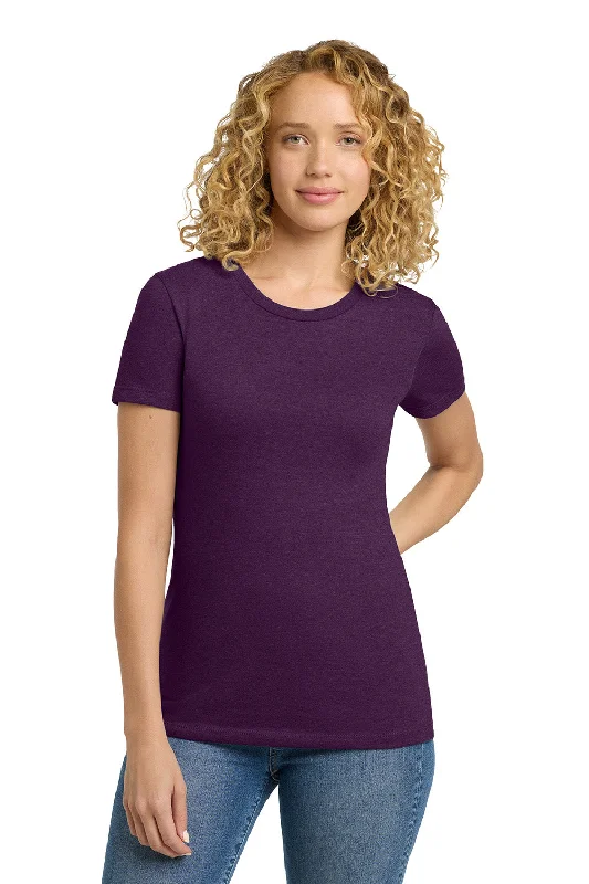 Next Level Womens CVC Jersey Short Sleeve Crewneck T-Shirt - Plum Purple