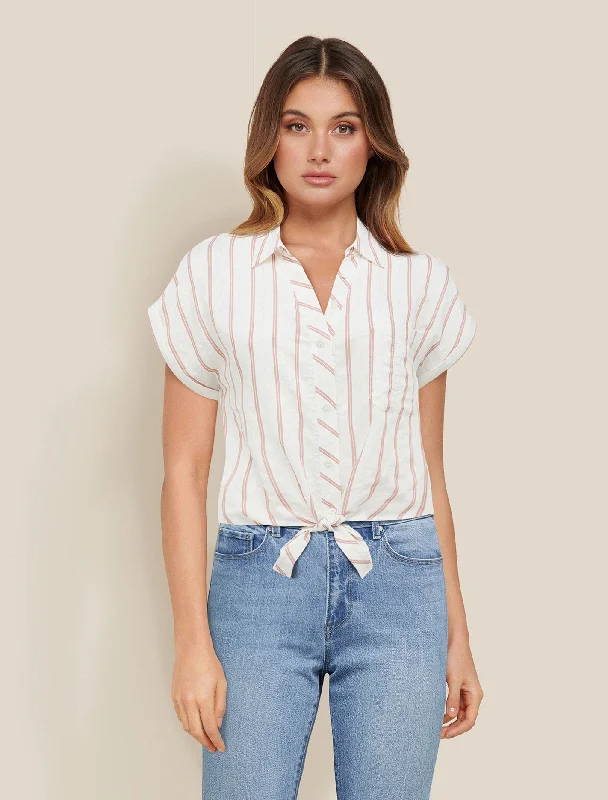 Anna Tie Front Shirt