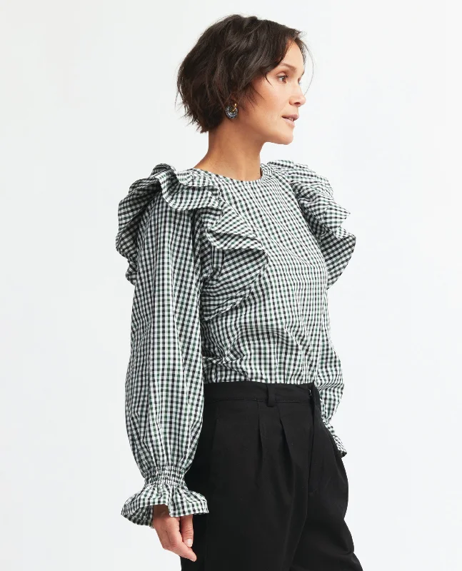 Green and Black Gingham