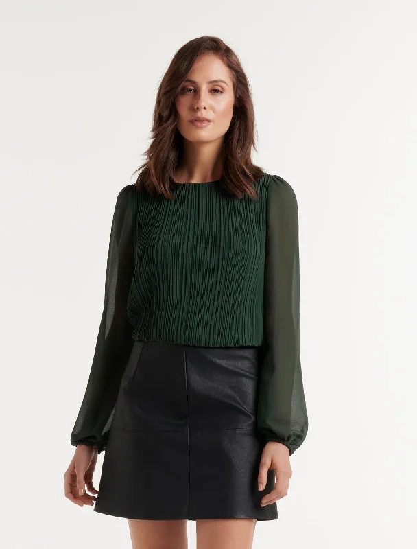 Hope Pleated Blouse