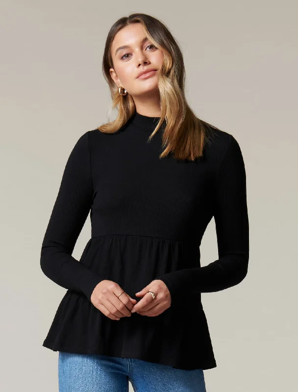 Jolene Rib Smock Top