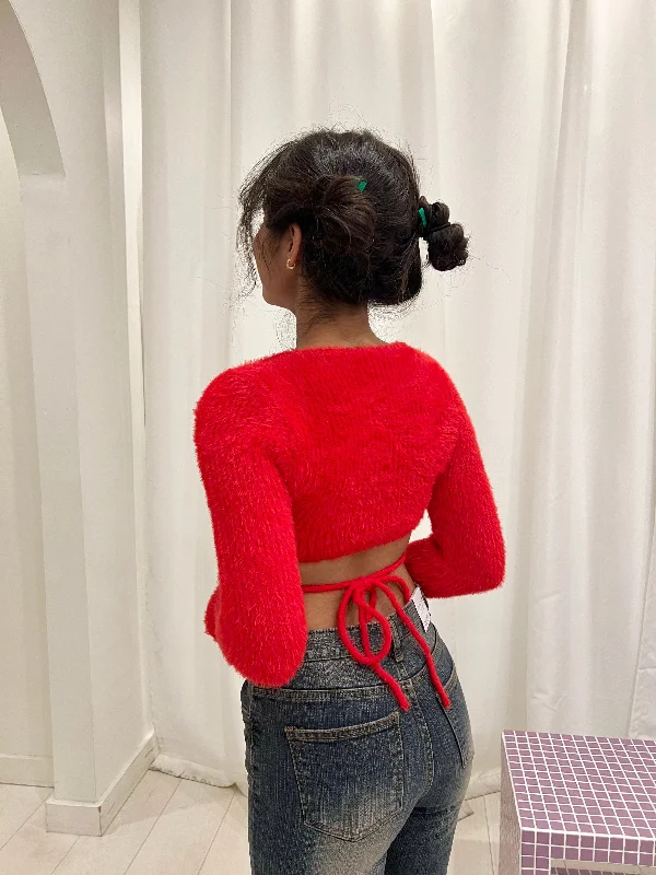 STAIR  Backless angora top