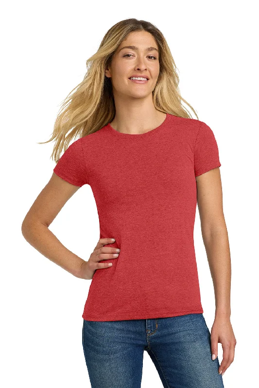 Next Level Womens Jersey Short Sleeve Crewneck T-Shirt - Vintage Red