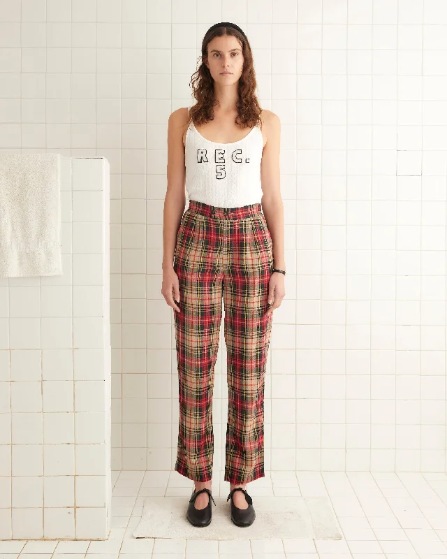 Truro Plaid Trousers