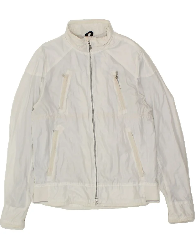 BELSTAFF Womens Utility Jacket UK 18 XL White Polyester