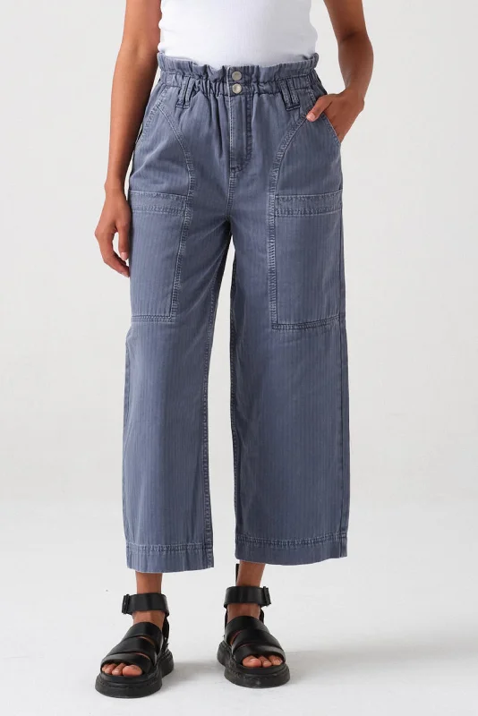 Louis Pant in Washed Denim