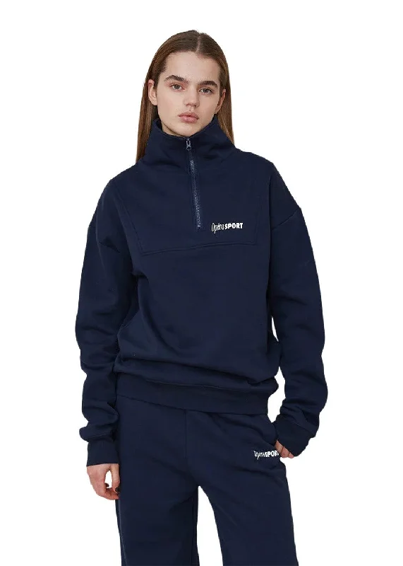 MARLEY UNISEX HALFZIP - Navy