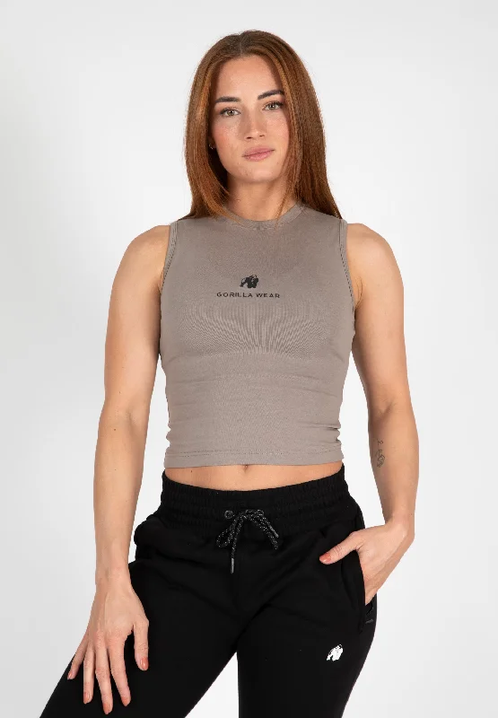 Livonia Crop Top - Beige