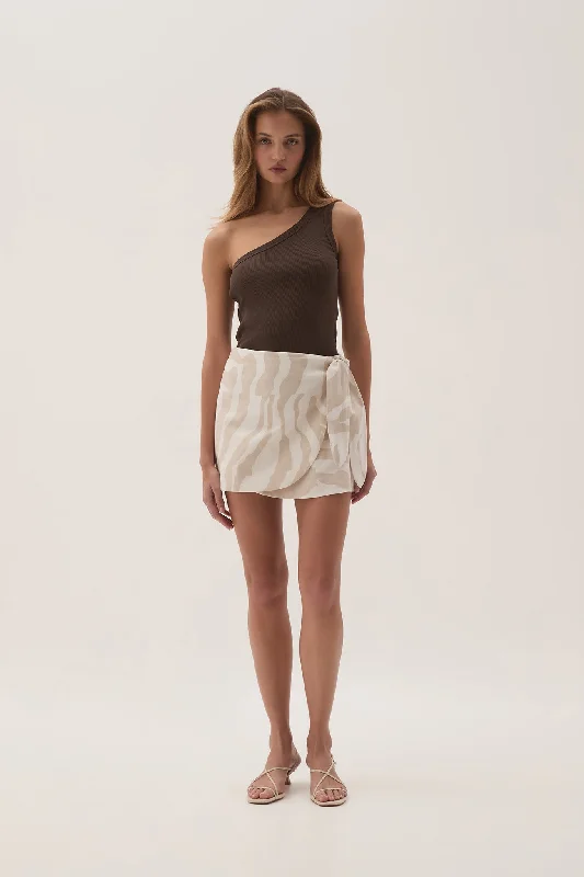 Cowrie One Shoulder Tank