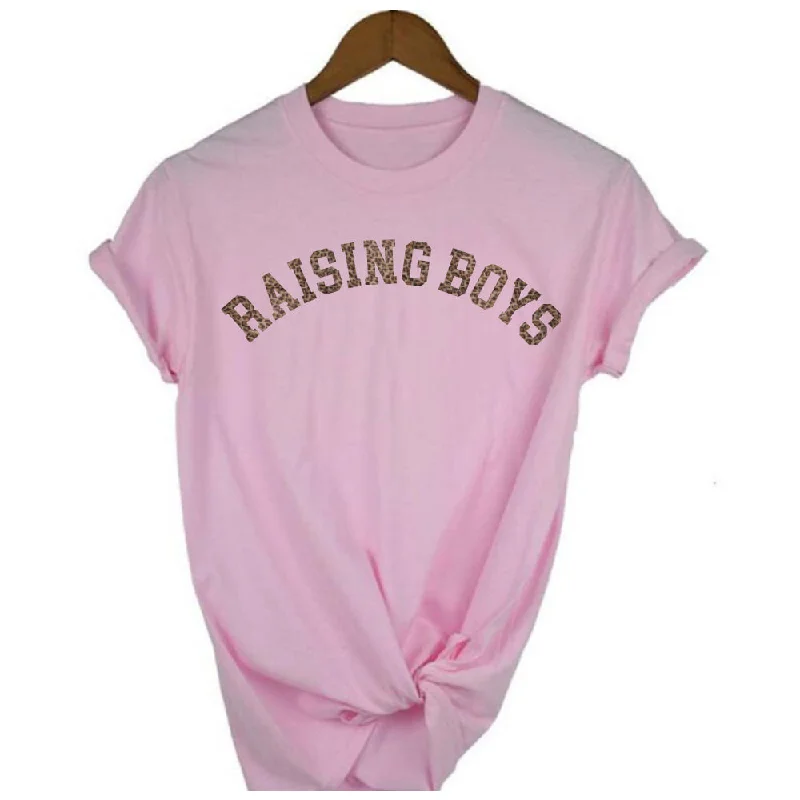 Raising Boys Leopard Tee (MRK X)