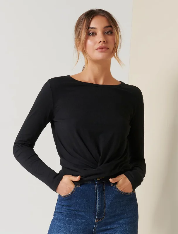 Willow Long Sleeve Twist Tee