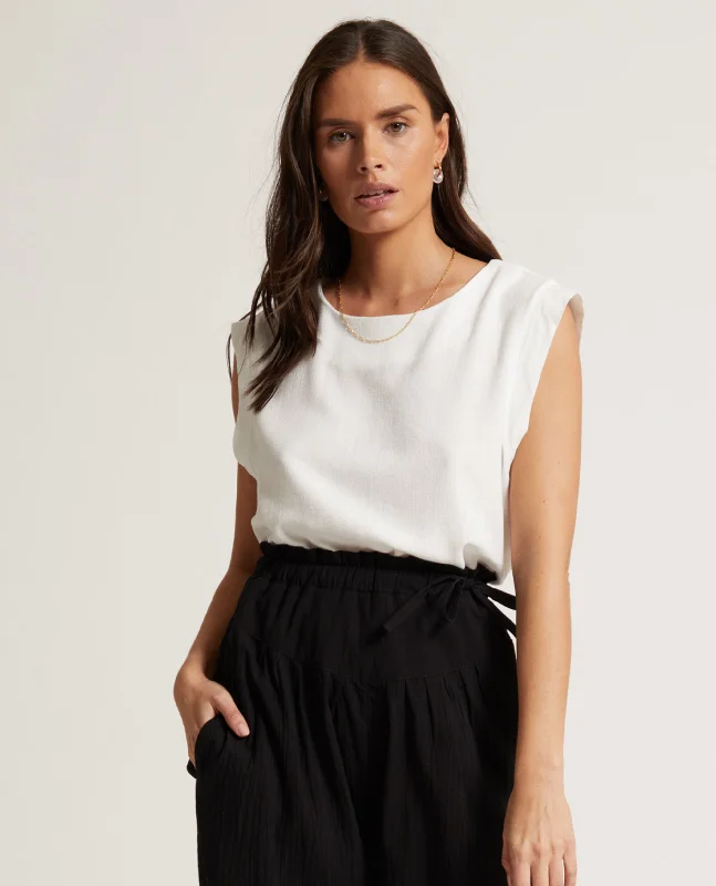 Hestia | Cap Sleeve Blouse