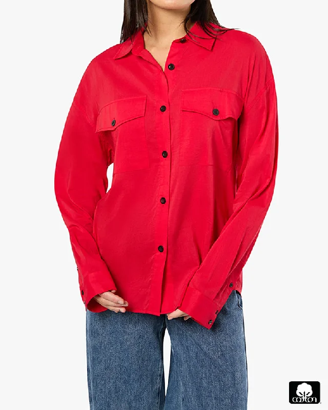 Boxy Button Down Shirt