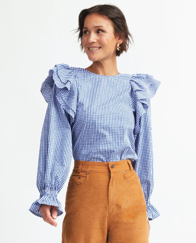 Dhalia | Frill Sleeve Blouse