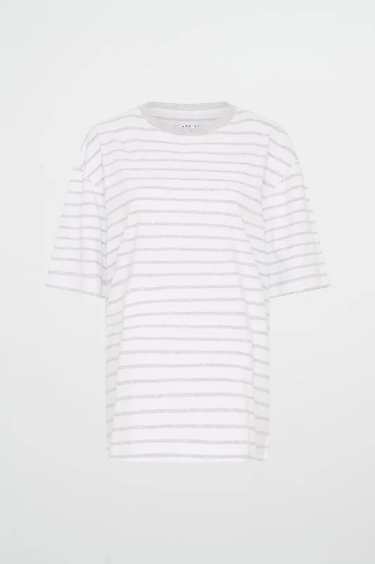 GREY MARLE / WHITE STRIPE