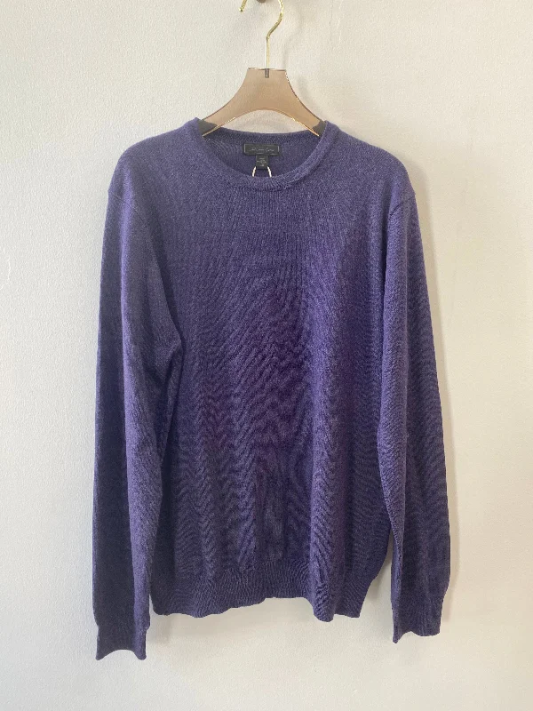 Sacks Fifth Ave | Purple Wool Sweater Crewneck (Vintage)