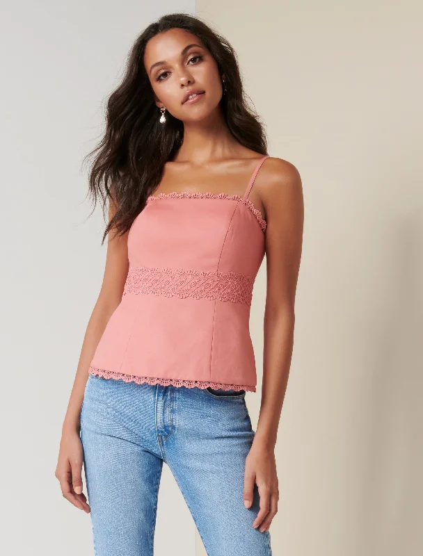 Christiana Lace Trim Bustier