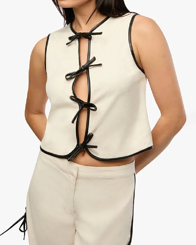 Tie Front Vest