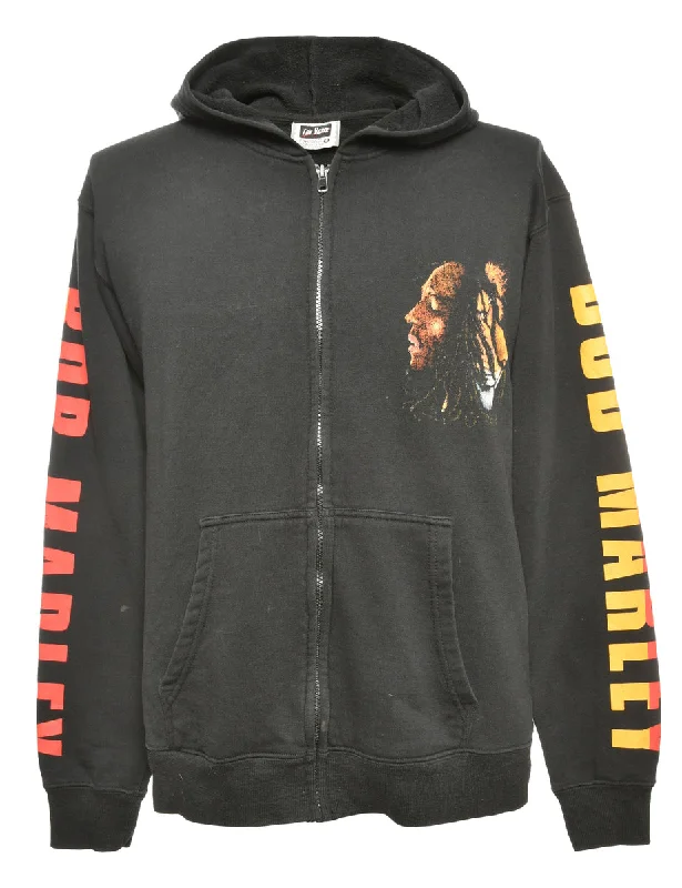 Bob Marely Printed Hoodie - L