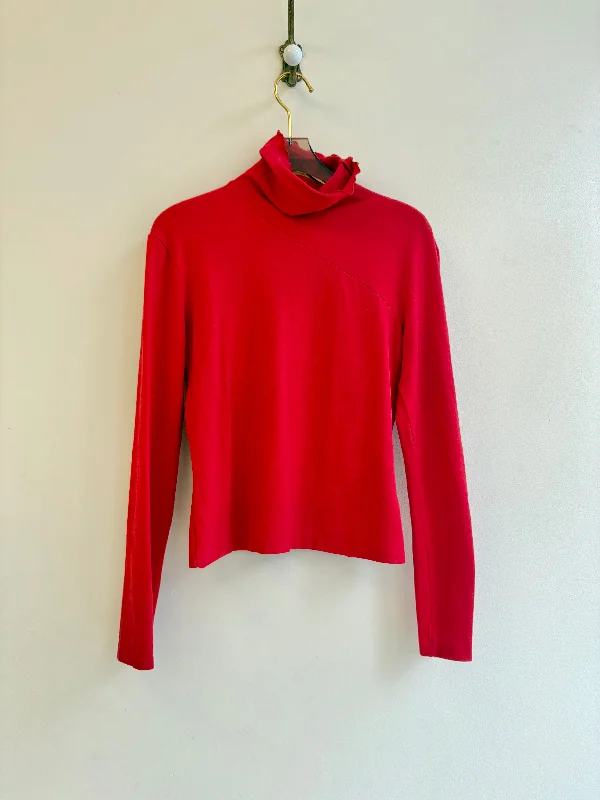 Diane Von Furstenberg | Red Turtleneck (Vintage)